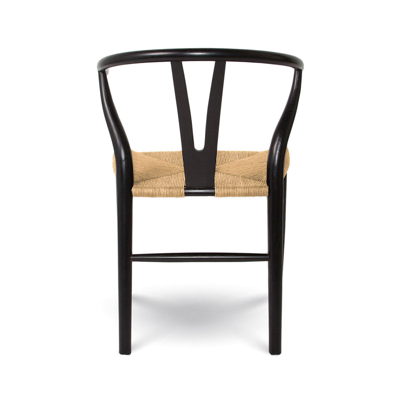 Palma Dining Chair - Black/Natural