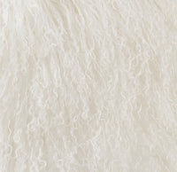 January White Sheep Fur Pillow - Luxury Living Collection