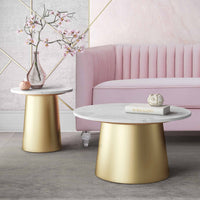 Leire Marble Cocktail Table - Luxury Living Collection