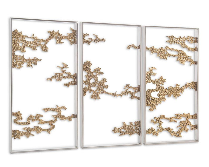 Evy Aperture Wall Panels (Set of Three) - Luxury Living Collection