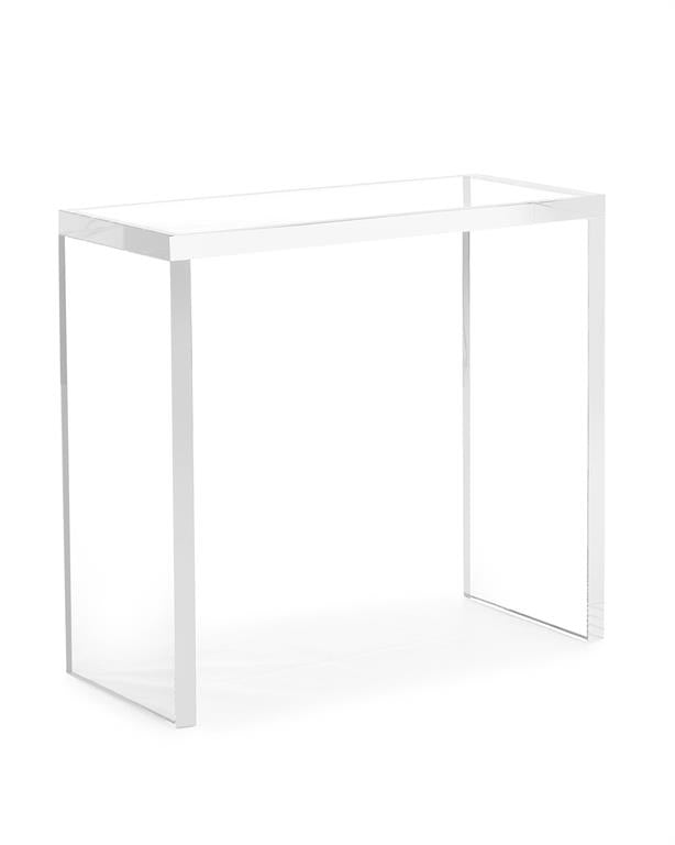 Yardley Crystal Clear Side Table - Luxury Living Collection