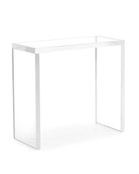 Yardley Crystal Clear Side Table - Luxury Living Collection