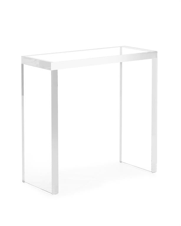 Yardley Crystal Clear Side Table - Luxury Living Collection