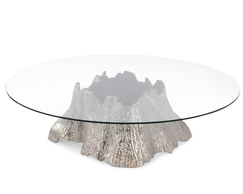 Idalia Nickel Cocktail Table - Luxury Living Collection