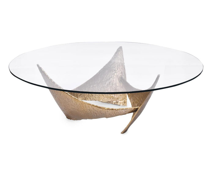 Nicia Bronze Coffee Table - Luxury Living Collection