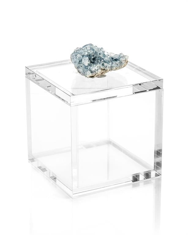 Cherie Crystal Celestite Box - Luxury Living Collection