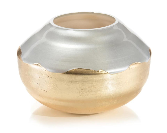 Reine Golden Cloud Glass Bowl - Luxury Living Collection