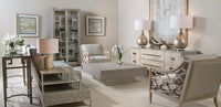 Cambria Floating Vessel of Brass with Antique Nickel - Luxury Living Collection