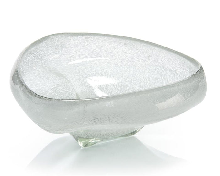 Carmella Sea-Foam Glass Bowl - Luxury Living Collection