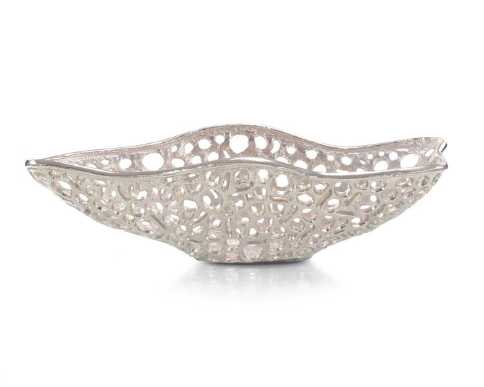 Neva Free-Form Aluminum Bowl - Luxury Living Collection