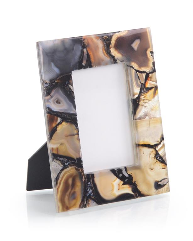 Paxton Rich Browns to Clear Agate Picture Frames - Luxury Living Collection