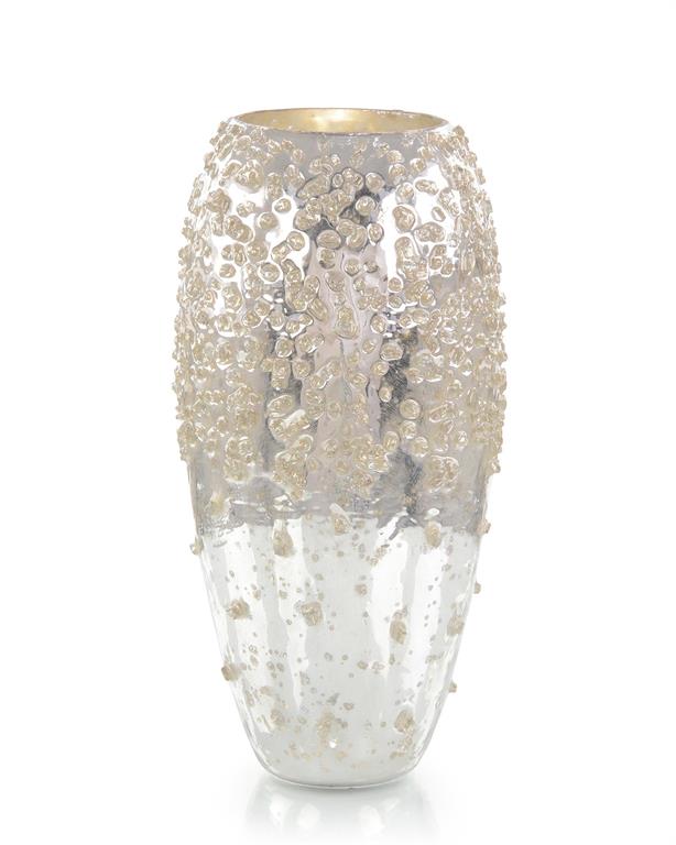 Nevaeh Encrusted in Sparkle Vase - Luxury Living Collection