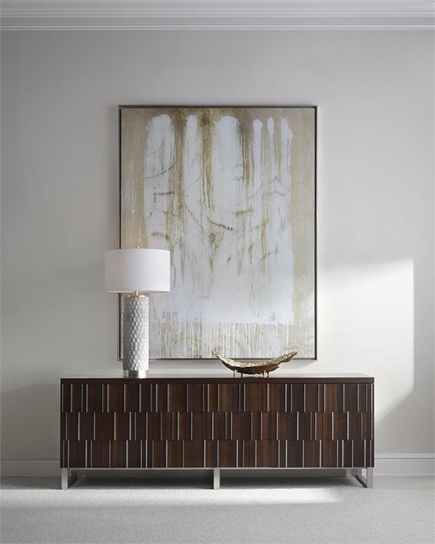 Emilia Enameled Tray in Gold Finish - Luxury Living Collection