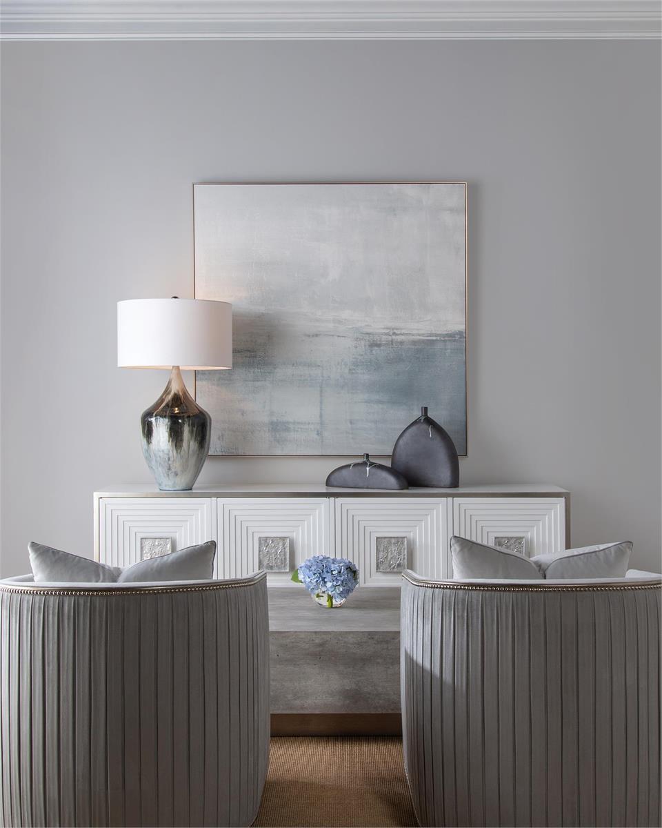 Adeen Sleek Vases in Charcoal Grey (Set of Two) - Luxury Living Collection