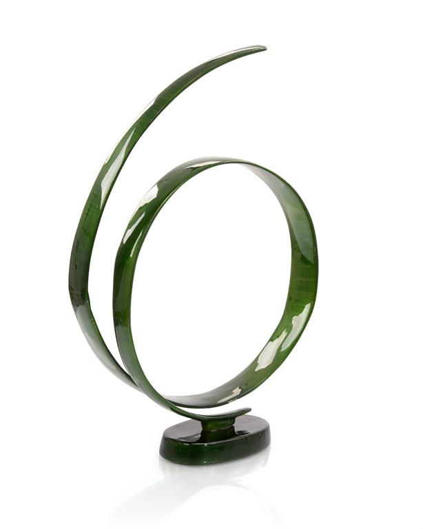 Lysandra Furling Sculpture in Nature’s Green - Luxury Living Collection
