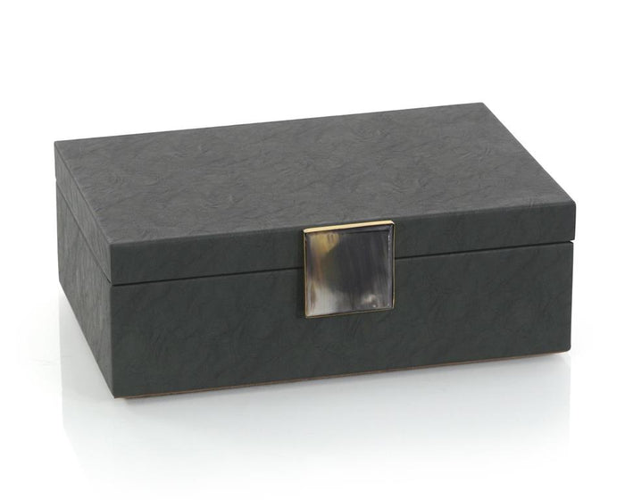 Tilly Verdure Leather Boxes - Luxury Living Collection