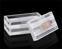 Zayley Selenite and Glass Box - Luxury Living Collection