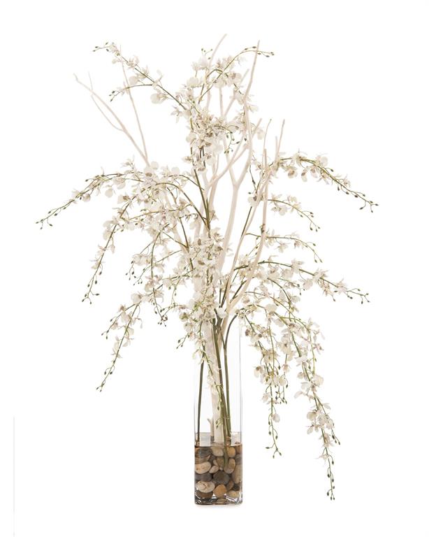 Lethia Mitsumata Orchids in Vase - Luxury Living Collection