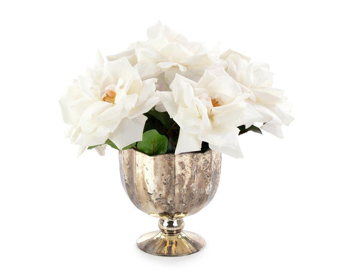 Darya Roses in Vase - Luxury Living Collection