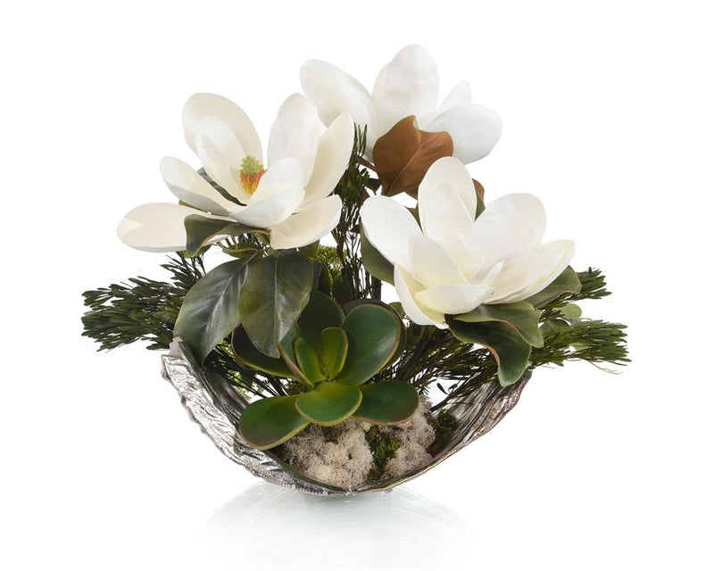 Luce Magnolia Flower in Vase - Luxury Living Collection