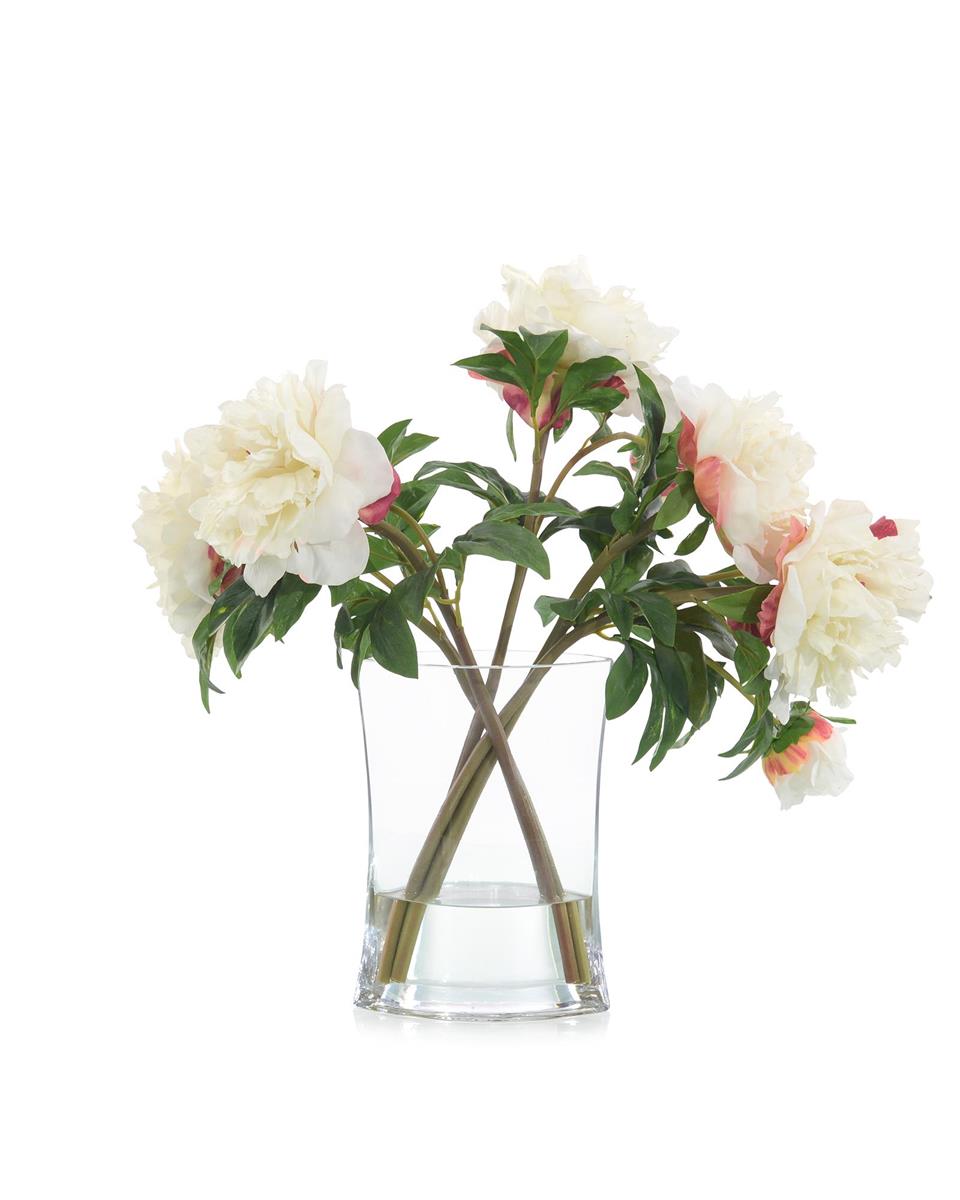 Jaiyana Peony Reflections in Vase - Luxury Living Collection