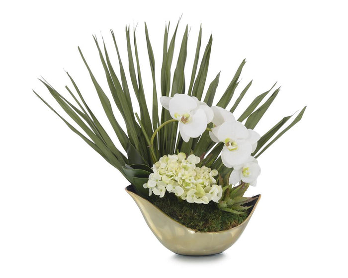 Ayesha Palmetto Orchids in Bowl - Luxury Living Collection