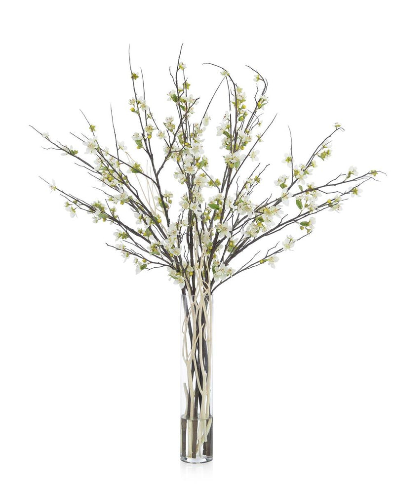 Zenon Apple Blossoms in Vase - Luxury Living Collection
