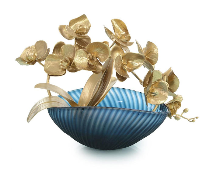 Alpha Golden Wave in Vase - Luxury Living Collection