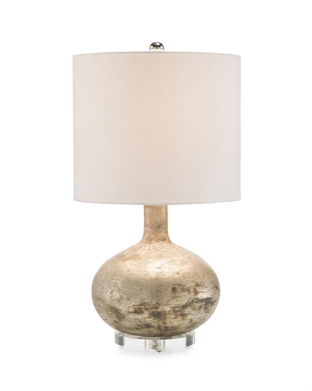 Hilda Glass Textured Table Lamp - Luxury Living Collection
