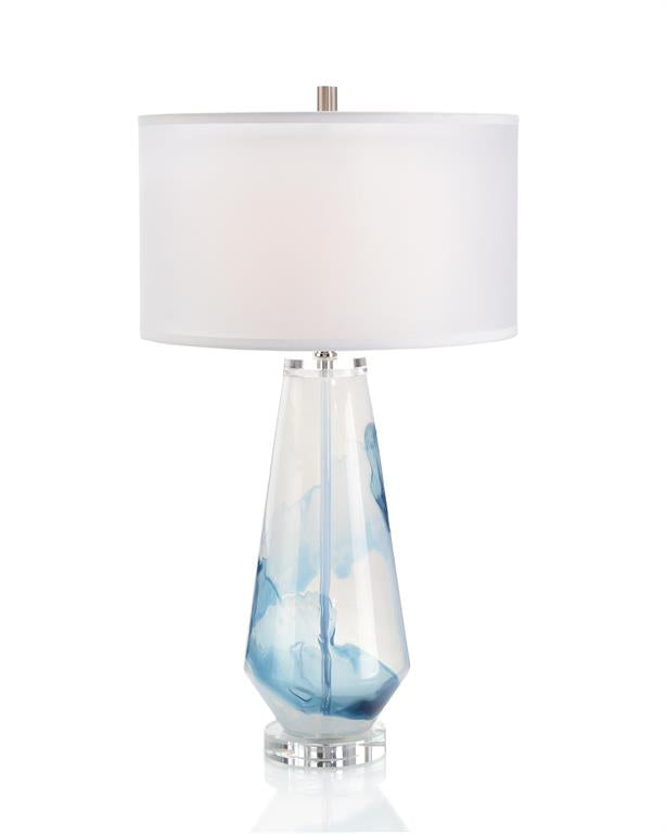 Fay Blue Cloud Glass Table Lamp - Luxury Living Collection