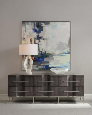 Ida Abstract Alabaster Table Lamp - Luxury Living Collection
