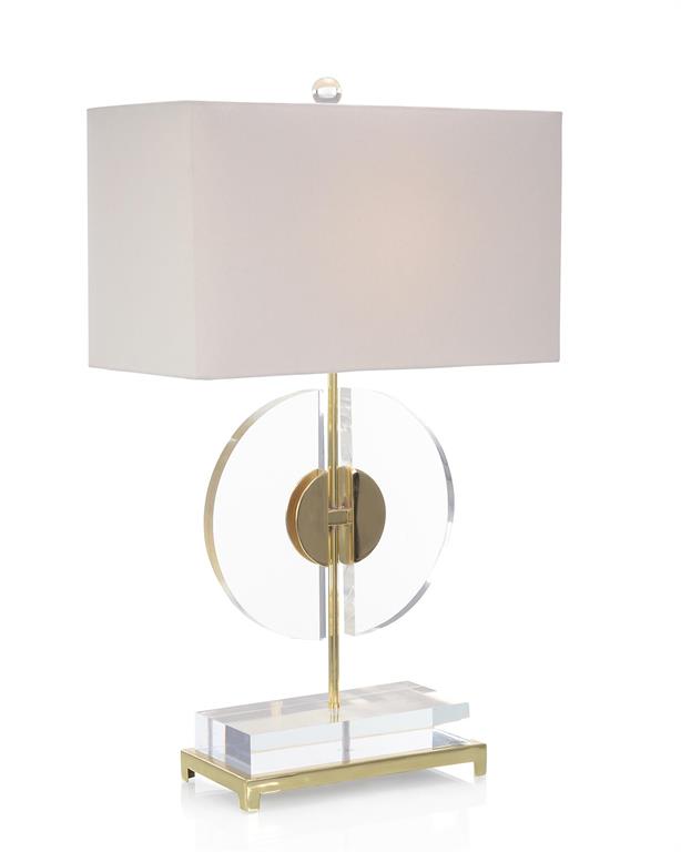Margaux Half-Moon Table Lamp I - Luxury Living Collection
