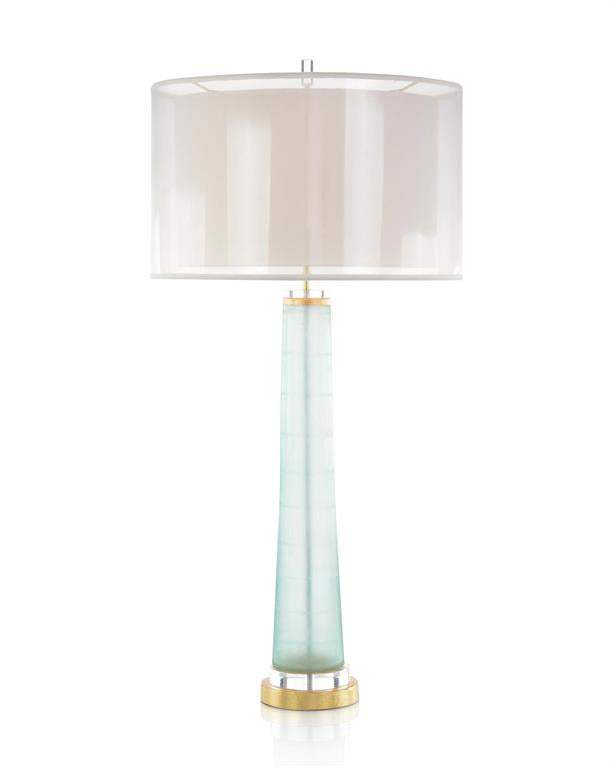 Alisa Pale Aqua and Gold Table Lamp - Luxury Living Collection