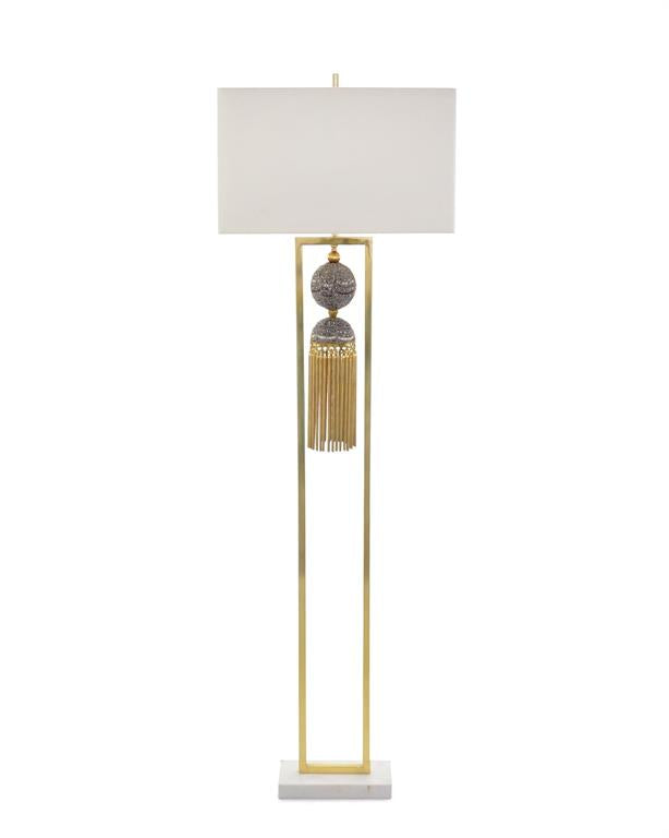 Tanith Braided Tassel Floor Lamp - Luxury Living Collection