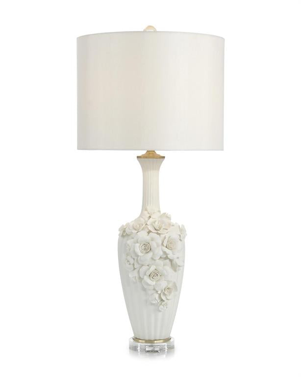 Zaylee Botanical Porcelain Table Lamp II - Luxury Living Collection