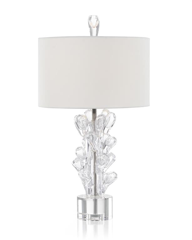 Talisha Large Glass Bud Table Lamp - Luxury Living Collection