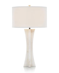 Estonia Alabaster Table Lamp - Luxury Living Collection