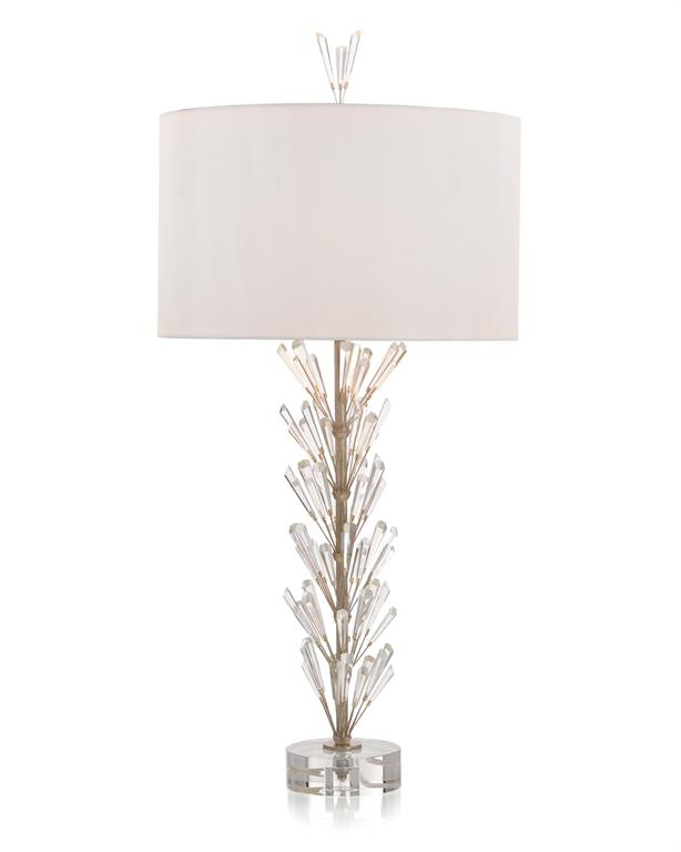 Barclay Crystal Wand Table Lamp - Luxury Living Collection