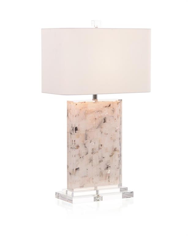 Marni Suspended Calcite Table Lamp - Luxury Living Collection