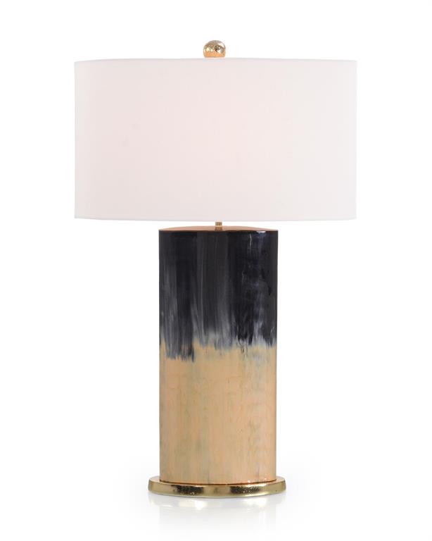 Jarrah Onyx and Metallic Gold Table Lamp - Luxury Living Collection