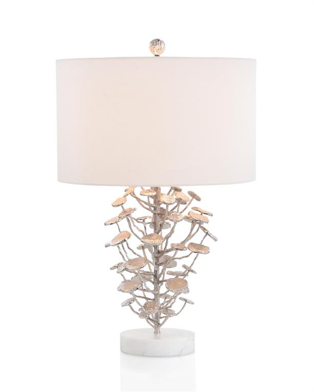 Garian Short Nickel-Plated Table Lamp - Luxury Living Collection