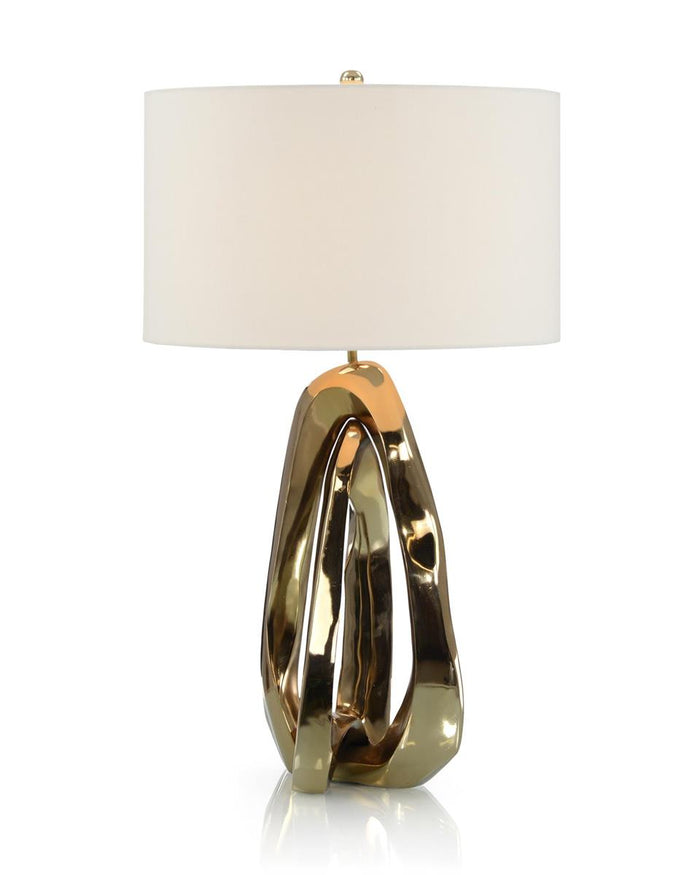Serilda Amorphic Brass Table Lamp - Luxury Living Collection