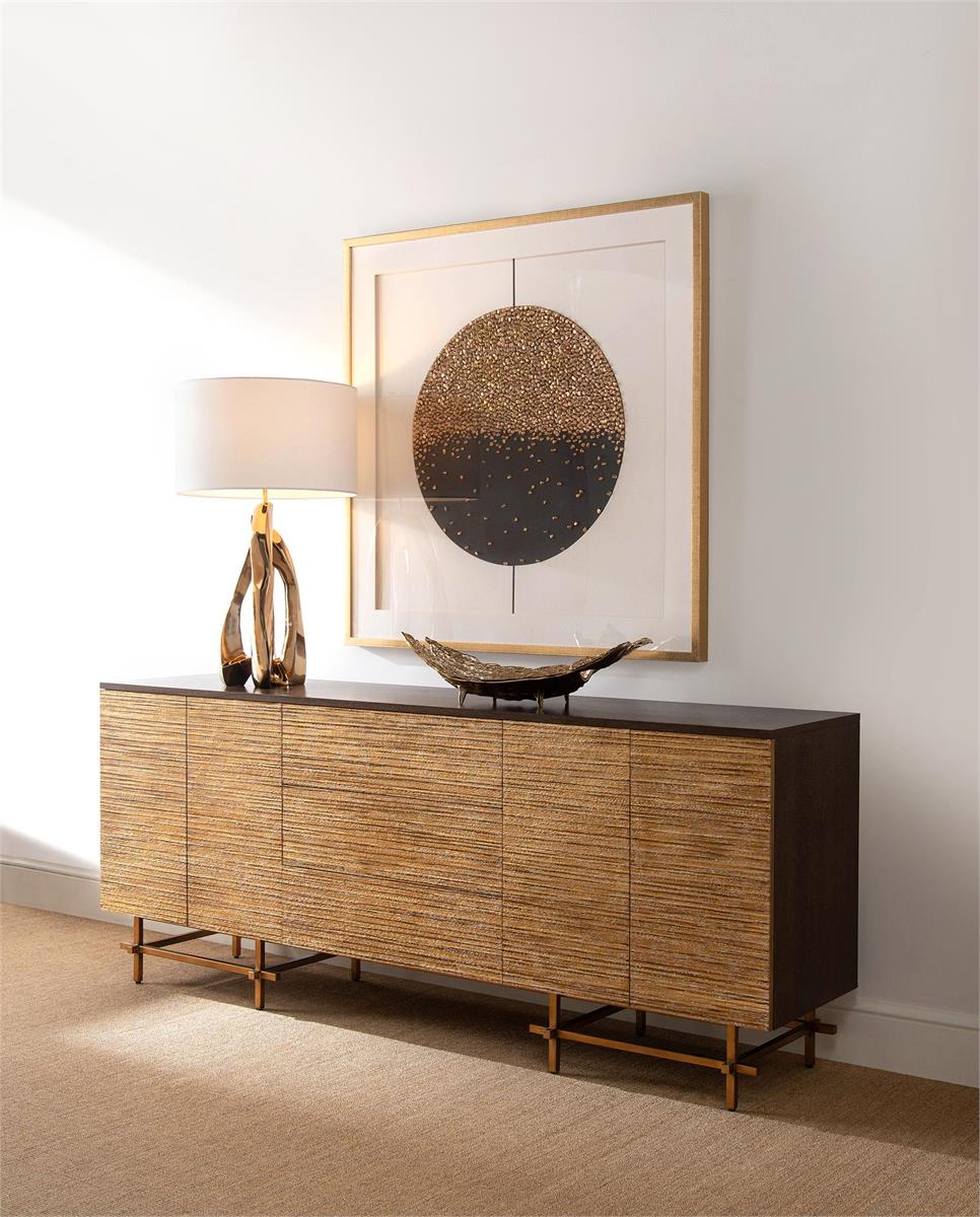 Serilda Amorphic Brass Table Lamp - Luxury Living Collection