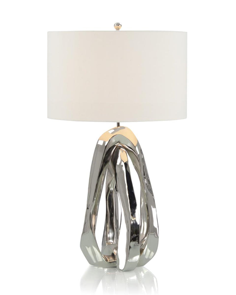 Serilda Nickel Table Lamp - Luxury Living Collection