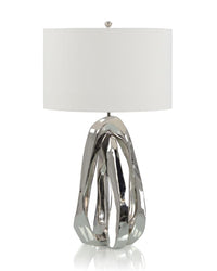 Serilda Nickel Table Lamp - Luxury Living Collection