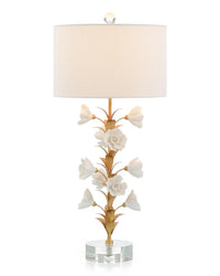 Bastina Porcelain Flower Table Lamp - Luxury Living Collection