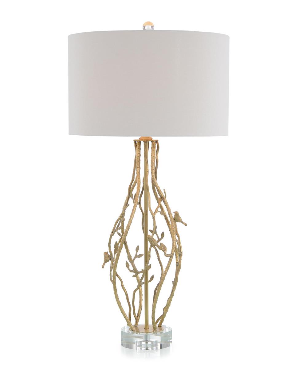 Ailsa Twisted Vine Brass Table Lamp - Luxury Living Collection