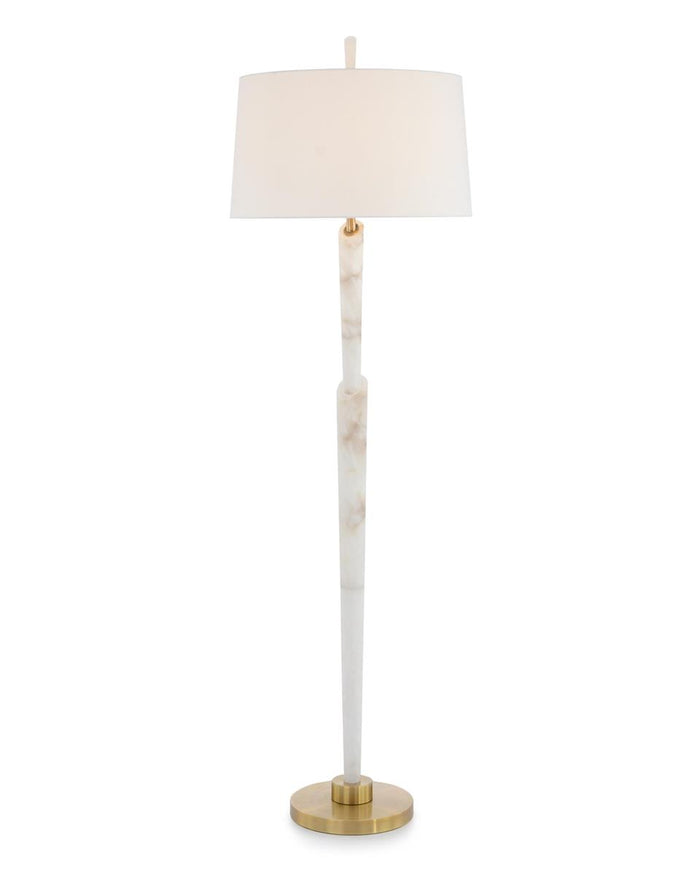 Estonia Alabaster Floor Lamp - Luxury Living Collection