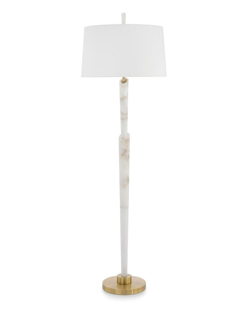 Estonia Alabaster Floor Lamp - Luxury Living Collection