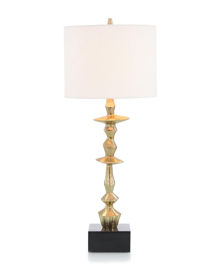 Salomé Whimsical Antique Brass Buffet Lamp - Luxury Living Collection